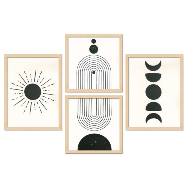 SET OF 4 DIGITAL WALL PAINTING - Image 3